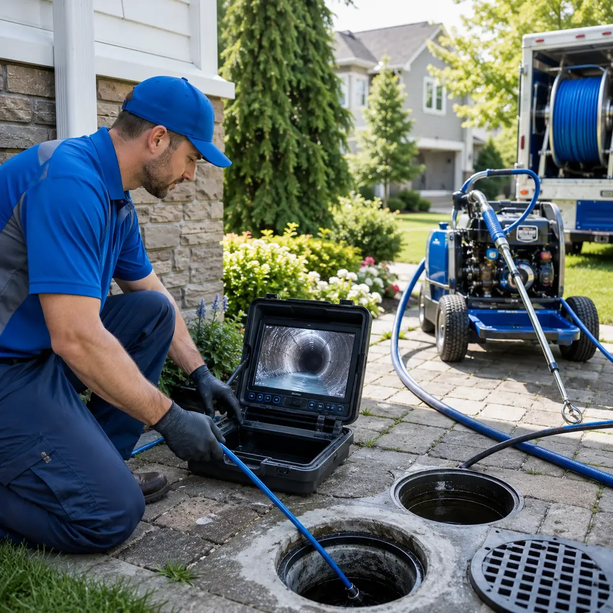 Outdoor drain cleaning professionals serving Bellport, NY